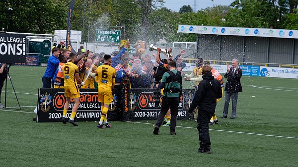 Team Champagne celebration.