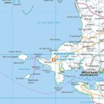 Map of the Pembrokeshire Coastline. 35 Years Boby's been coming here.