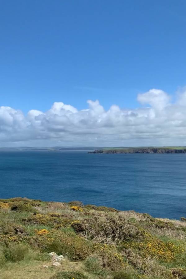 St Bride's Bay looking towards Solva, Newgale Beach, Broad Haven.