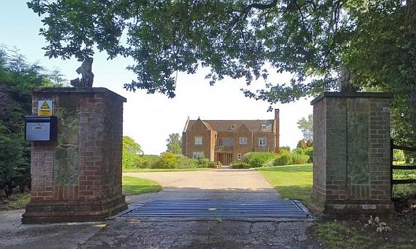 Grand entrance to Trout Grange.