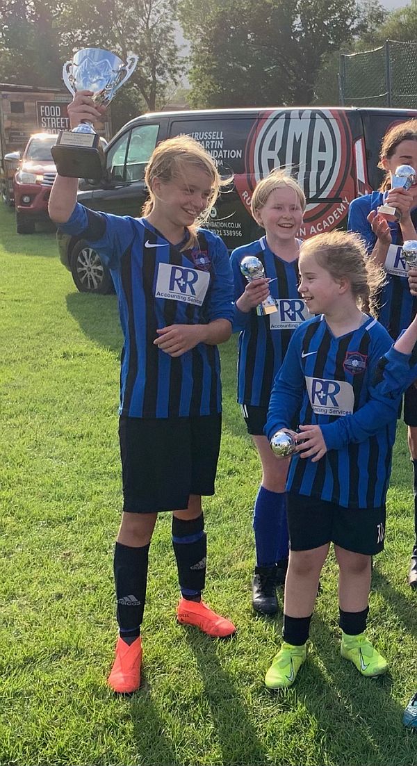 Daisy and Tilly. Goalscorer and penalty saver.