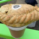 A Cornish Pasty from the Phat Pasty Co. Top picture on the blog "Just Four Days".