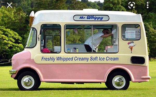A Mr Whippy Ice Cream Van.