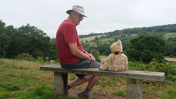 Bobby and Bertie on Diddley's Bench.