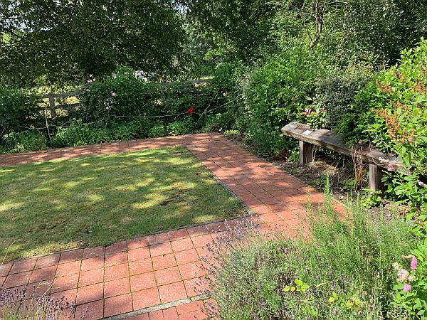 Memorial Garden Bluebell Line. Horsted Keynes.