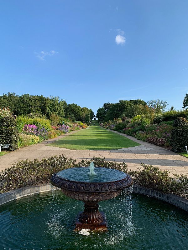 Fountain at Wisley.