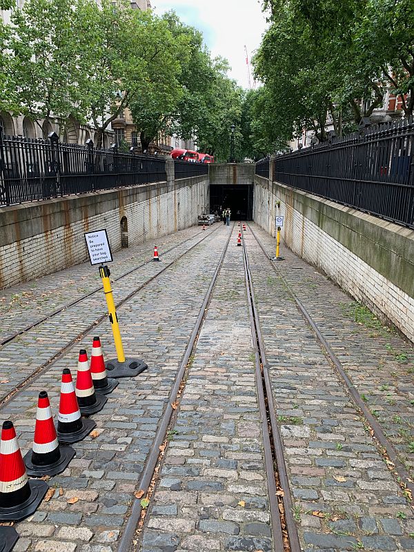 Northern entrance to Kingsway Tram Tunnel.