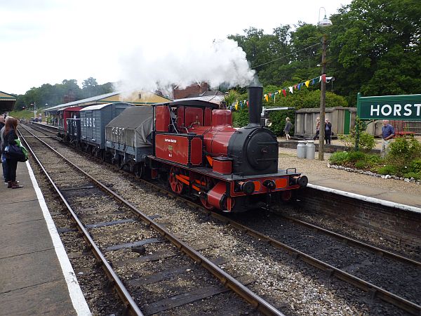 Autumn gala. Demonstration goods train, 2010. Horsted Keynes.