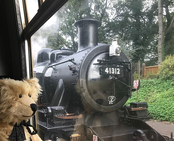 Ivatt 2MT 41312 at Crowcombe Heathfield.