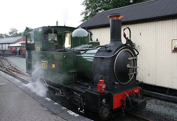 Locomotive 823 at Welshpool.