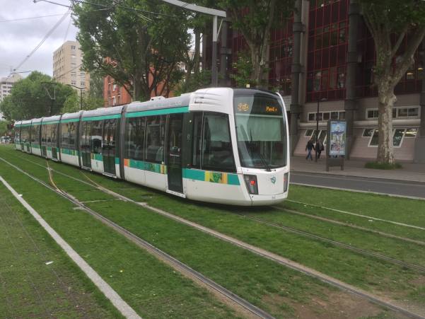 Paris tram.