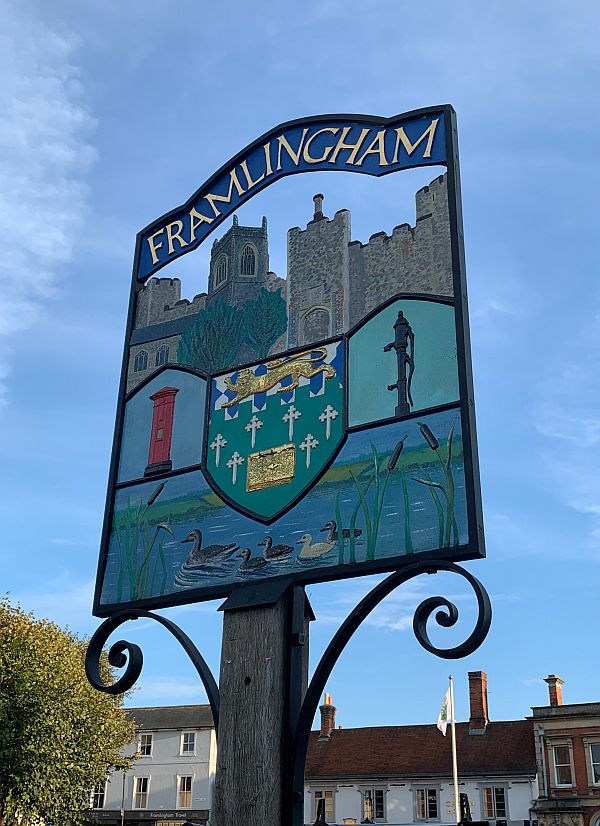 Framlington Village Sign.