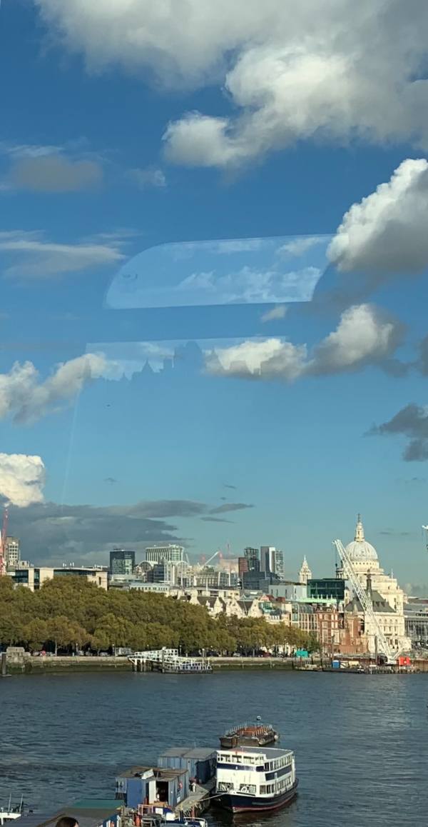 Looking towards St Paul's from the top of the 139 Bus.