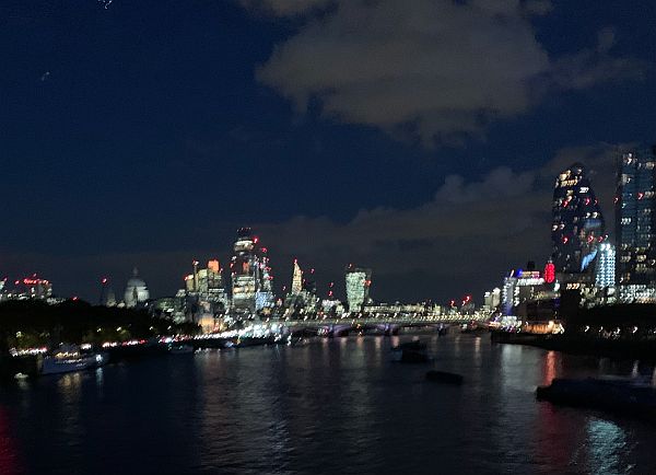 A final view across the Thames.