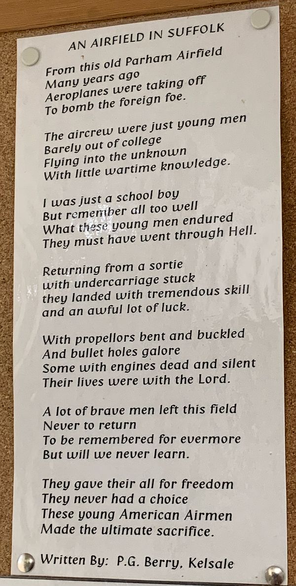 Poem about the airfield.