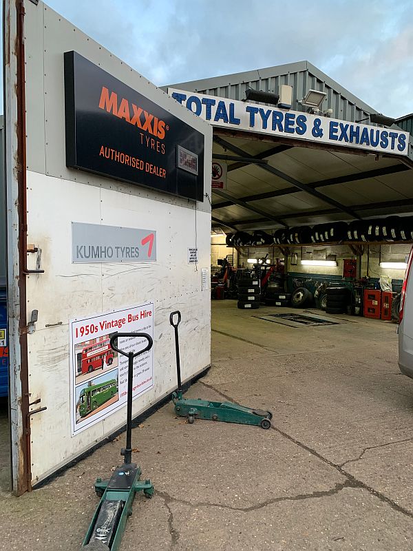 Jerry and Rocco's Total Tyres, Holmwood.