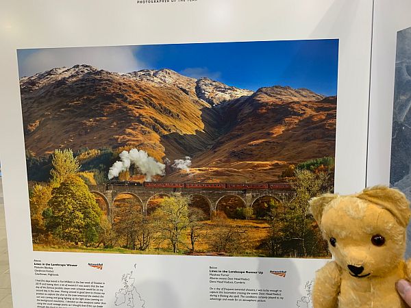 Dent Head Viaduct and Steam train.