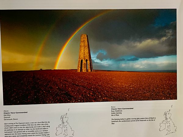 Twin Rainbows over Dartmouth landmark.