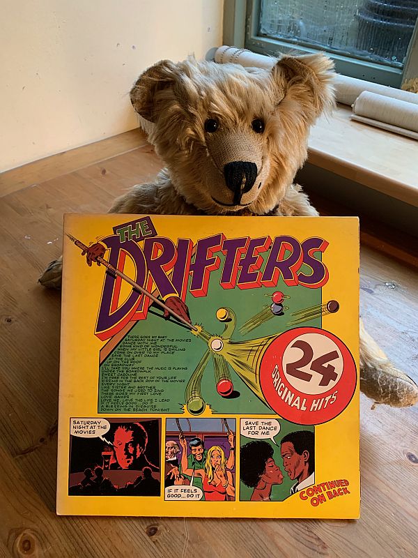 Bertie with a Drifter's album.