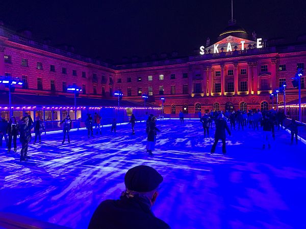 Somerset House. Ice skating.