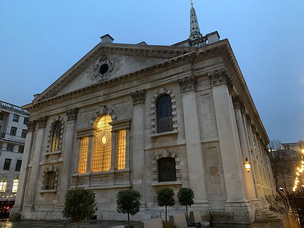 East end of St Martin in the Fields