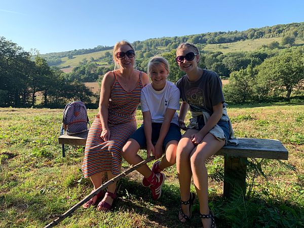 Marie, Daisy-Mae and Giselle at The Bench.