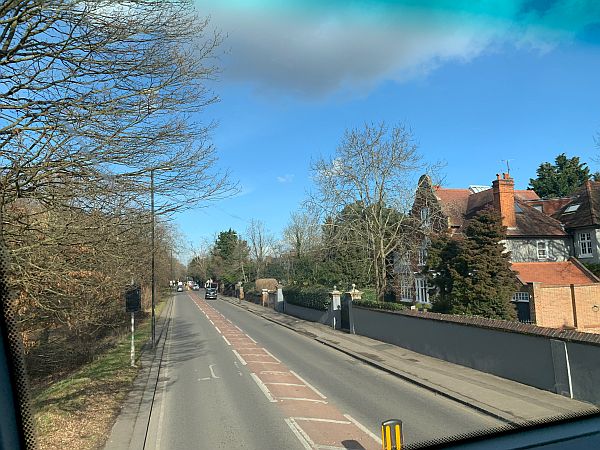 Houses overlooking Wimbledon Common.