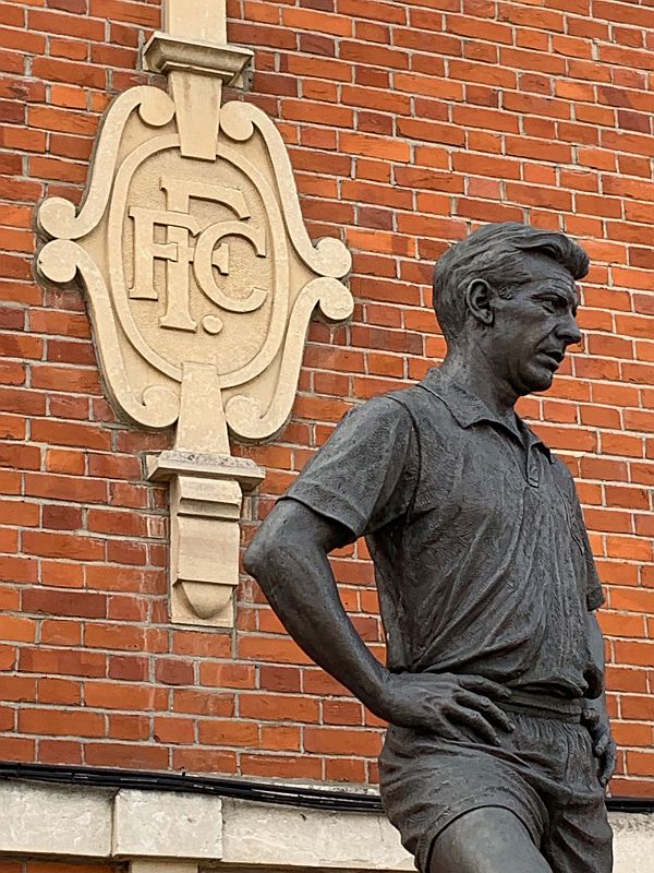 Statue of Johnny Haynes.