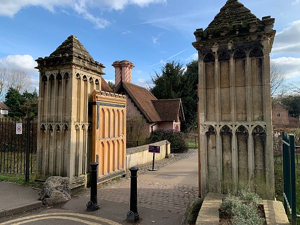 Entrance to Fulham Palace.