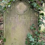 Gravestone of Elizabeth, wife of Paton Sutherland, who died 17 December 1885.