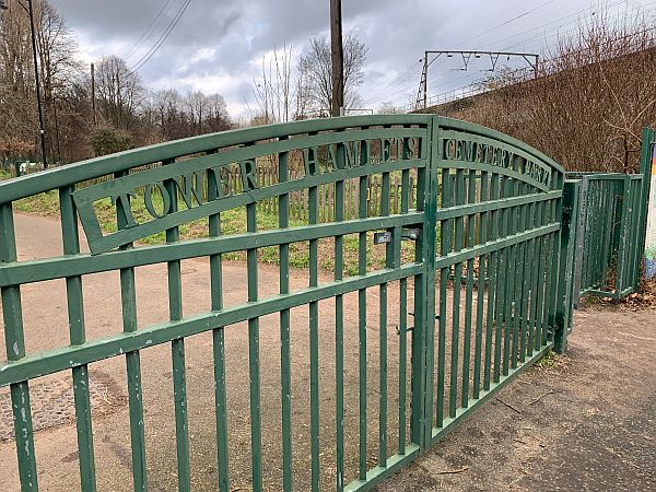 Tower Hamlets Cemetary Gates.