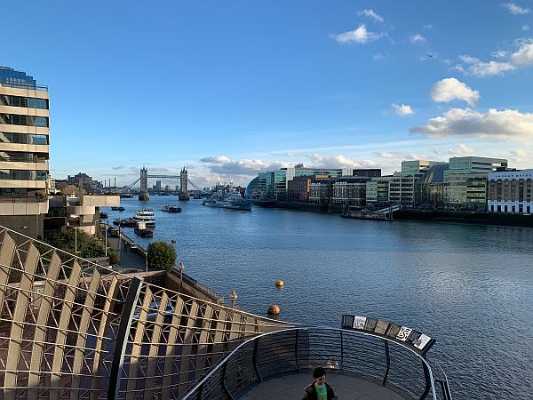 The Thames from London Bridge.