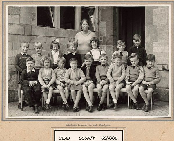 1958 Slad County School photograph.