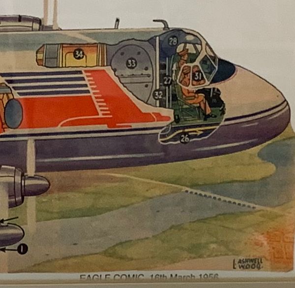 Copy of the cutaway drawing from the Eagle.