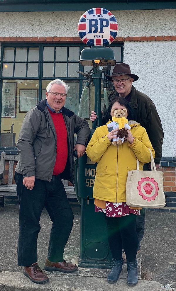 John, "Anne" (with Brooklands Bertie) and Bobby.