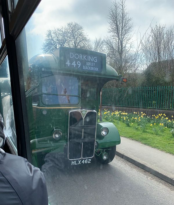 Passing T 792 (HLX 462) in Capel.