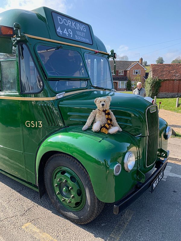 Bertie on the front offside mudguard of GS 13 (MXX313).