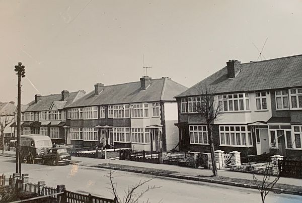 View across Brocks Drive from the front bedroom of 138 back in 1963.