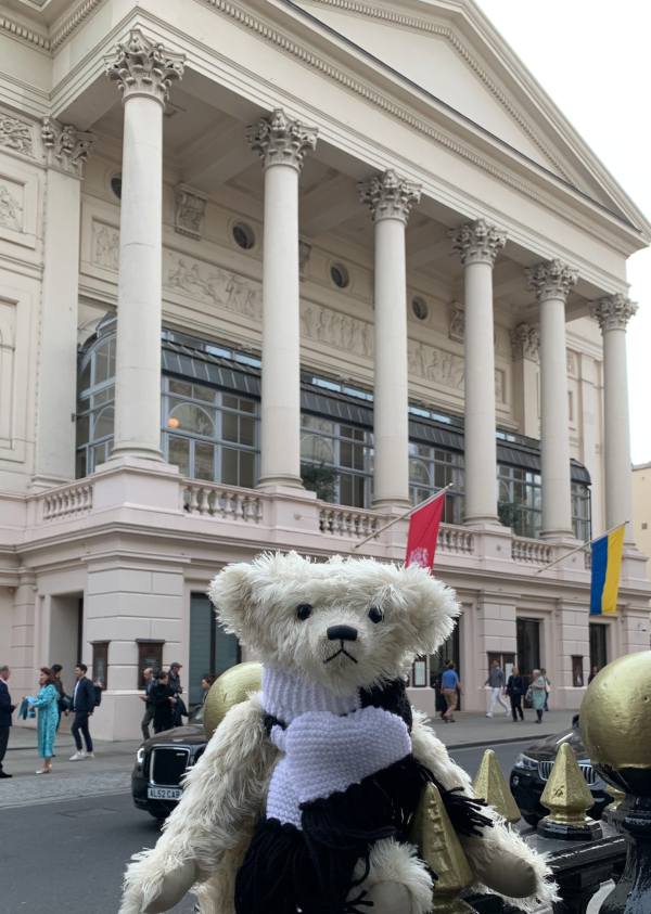 Trevor outside the Royal Opera House.