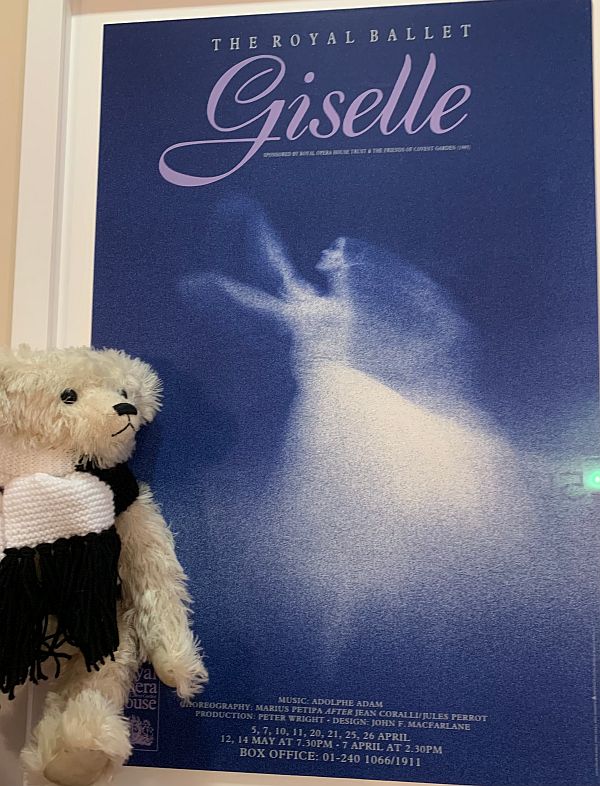 Giselle poster with Trevor.