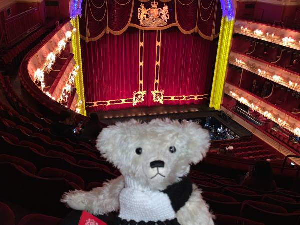 Trevor in the Royal Opera House.