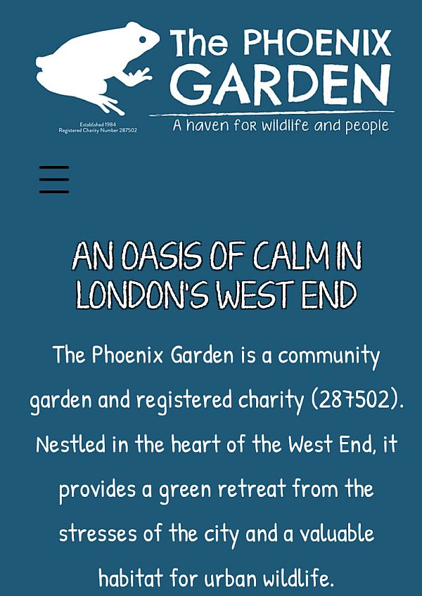 Poster for The Phoenix Garden.