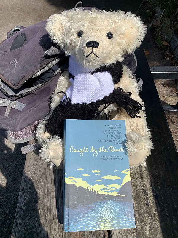 Trevor, with Bobby's book "Caught by the River".