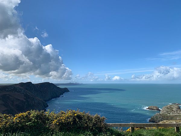 The Pembrokeshire coastline.