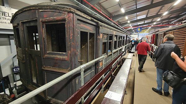 Metropolitan Railway electric stock trailer carriage, 1904.